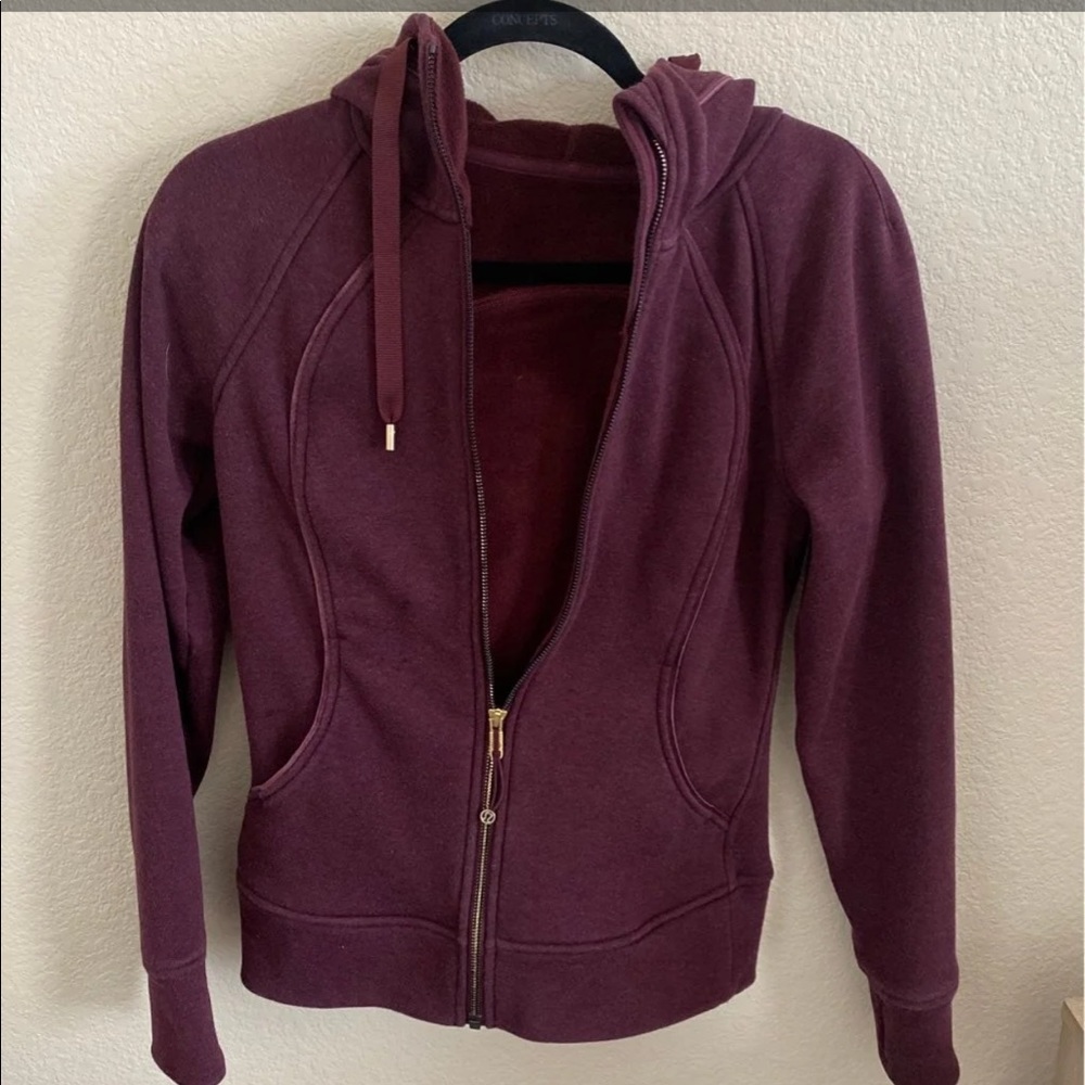 Lululemon fleece lined scuba jacket limited addition size 4